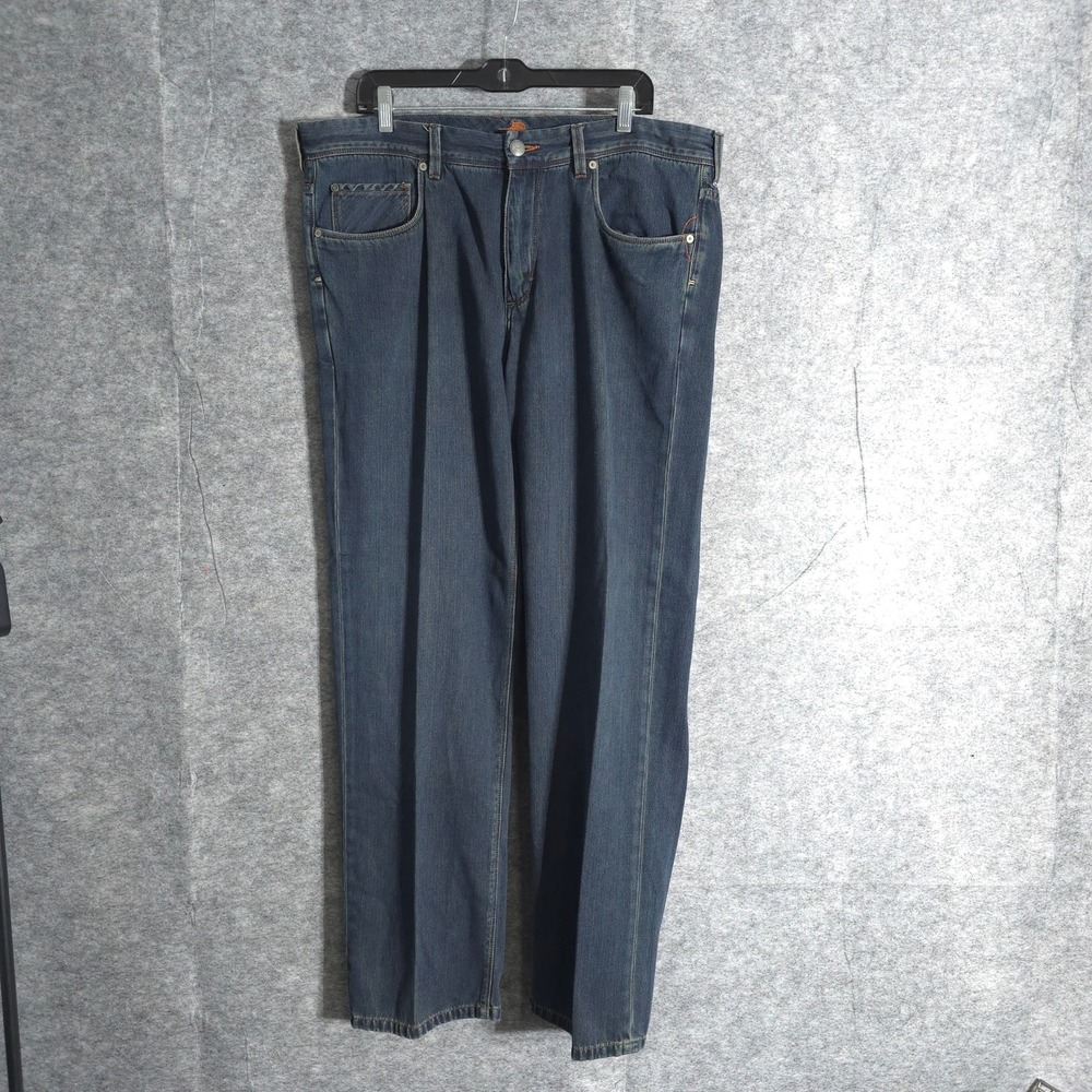 Tommy Bahama Straight Fit Jeans Mens 38x32 Dark Wash Straight Fit Premium Casual